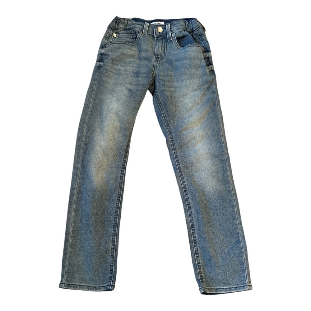 Denizen from Levi's Blue Straight-Leg Jeans Classic Denim Adjustable size 10